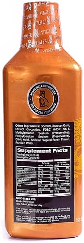 Miniatura 8 de Heis Unlimited Vitafer-L Gold Supplements para mujeres y hombres - Suplemento multivitamínico líquido para cama energética