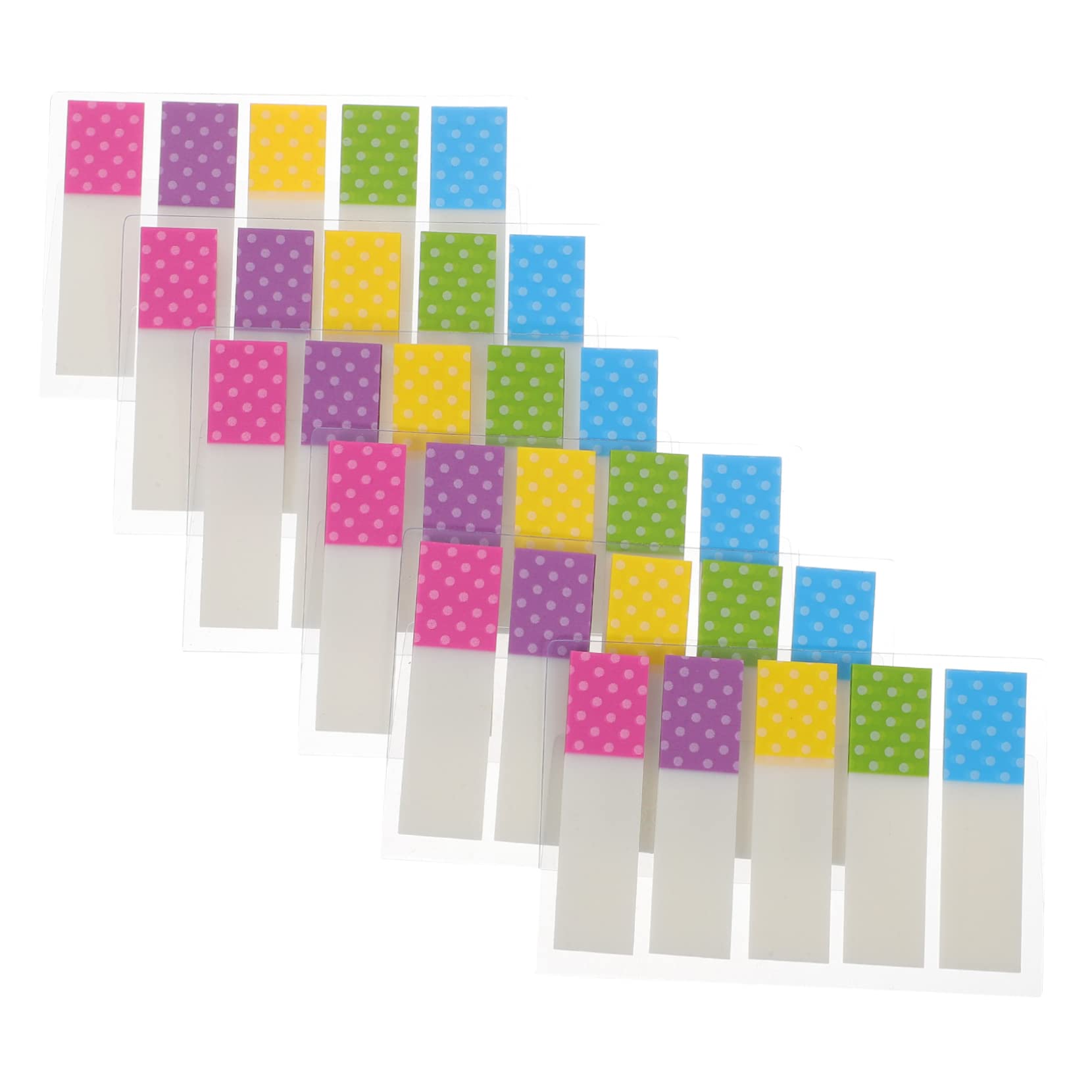 Operitacx 5 Sätze Haftmarker Transparent Index Tabs Für Seitenmarkierung Notizen Und Buchannotation Einfach Zu Verwenden Und Tragbar Für Schule Und Büro Und Beschreibbar 6 Packungen * 5