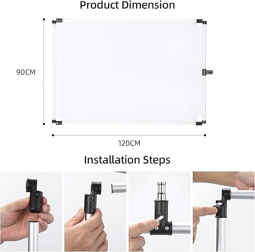 Miniatura 8 de Soonpho Linterna plegable de 25 pulgadas25.6 in Softbox y reflector de luz 5 en 1
