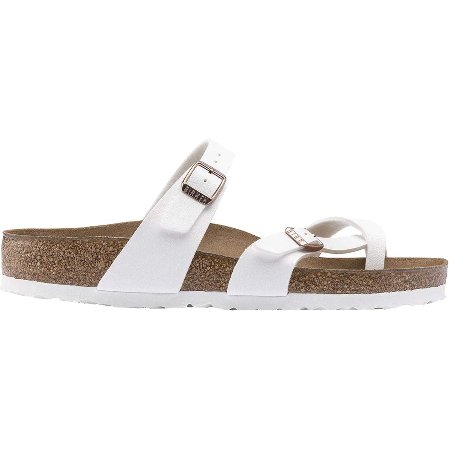 Birkenstock Mayari - Birko-Flor™ &amp; Birkibuc™ White Birko-Flor™ EU 35 (US Women's 4-4.5) Regular