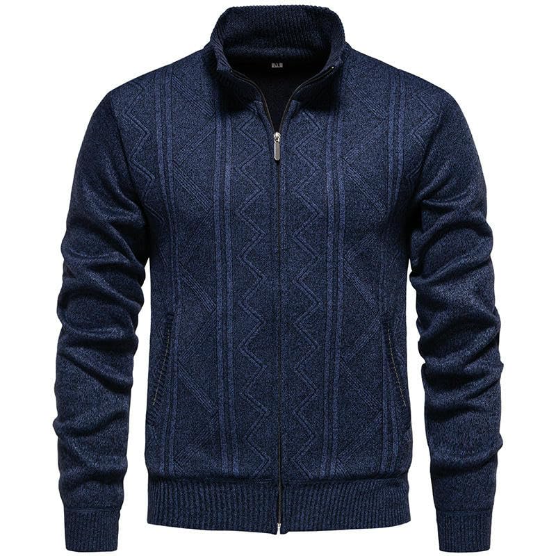 Chaqueta de punto con cremallera: estilo ocio masculino para tardes de invierno 6