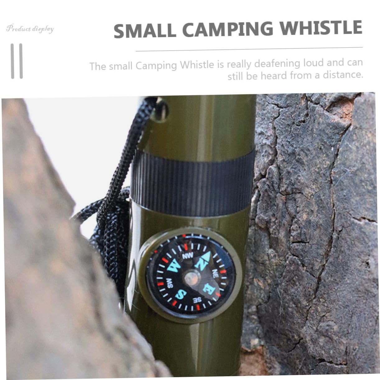 Sosoport Kompasspfeife Doppelt Tragbare Outdoor-Pfeife Einziehbar Multifunktionspfeife Bogenschießen Wiederaufladbar Kette Notfallpfeife Für Den Außenbereich Radio Abs