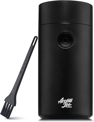 Miniatura 7 de Molinillo de café eléctrico  Triturador silencioso de grano de café con hoja de acero inoxidable y molinillo de especias, ideal para granos de café