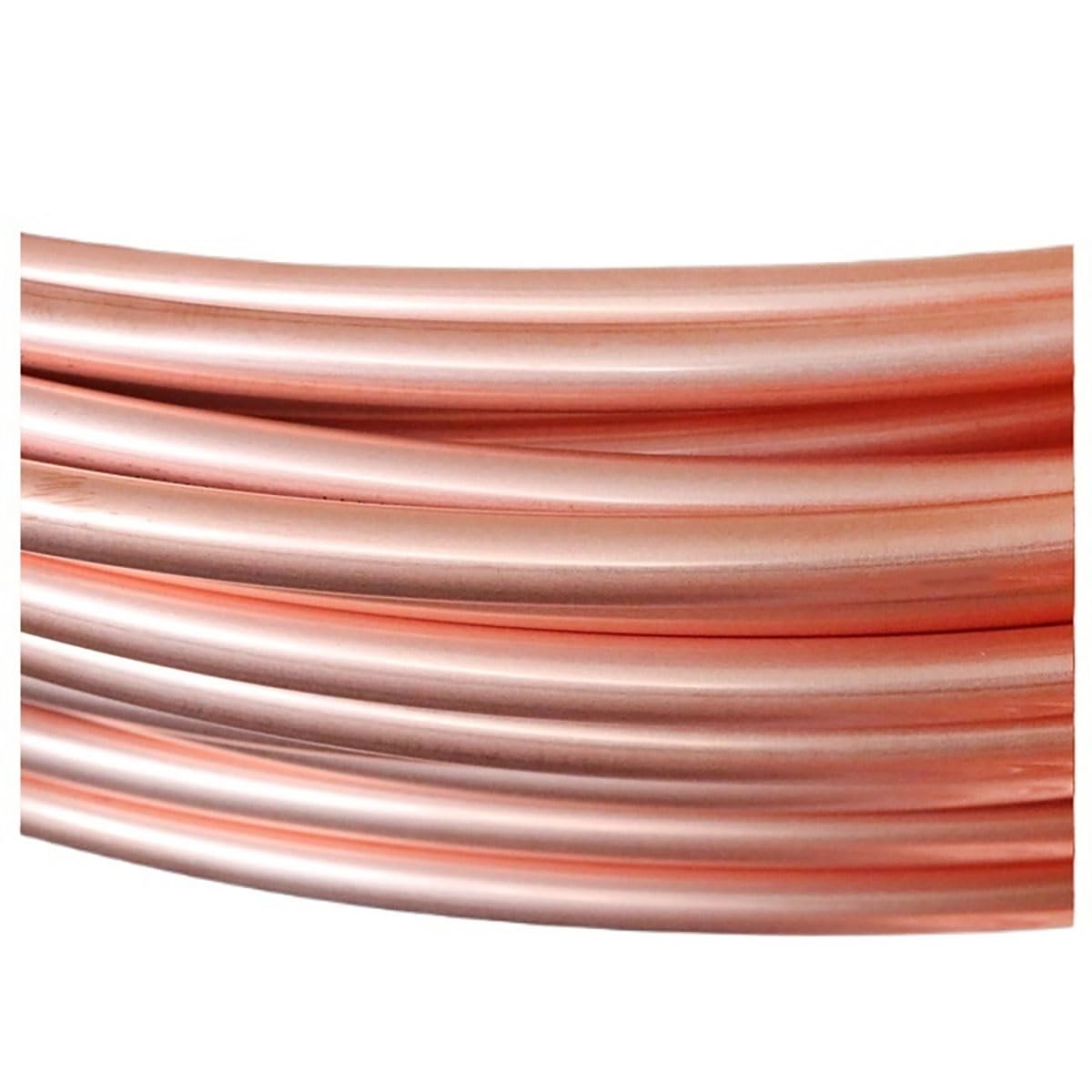 tubo di rame, Tubo in filo di rame magnetico 2 mm 3 4 10 19 99,9% T2(5 meter x 14mm x 1mm)