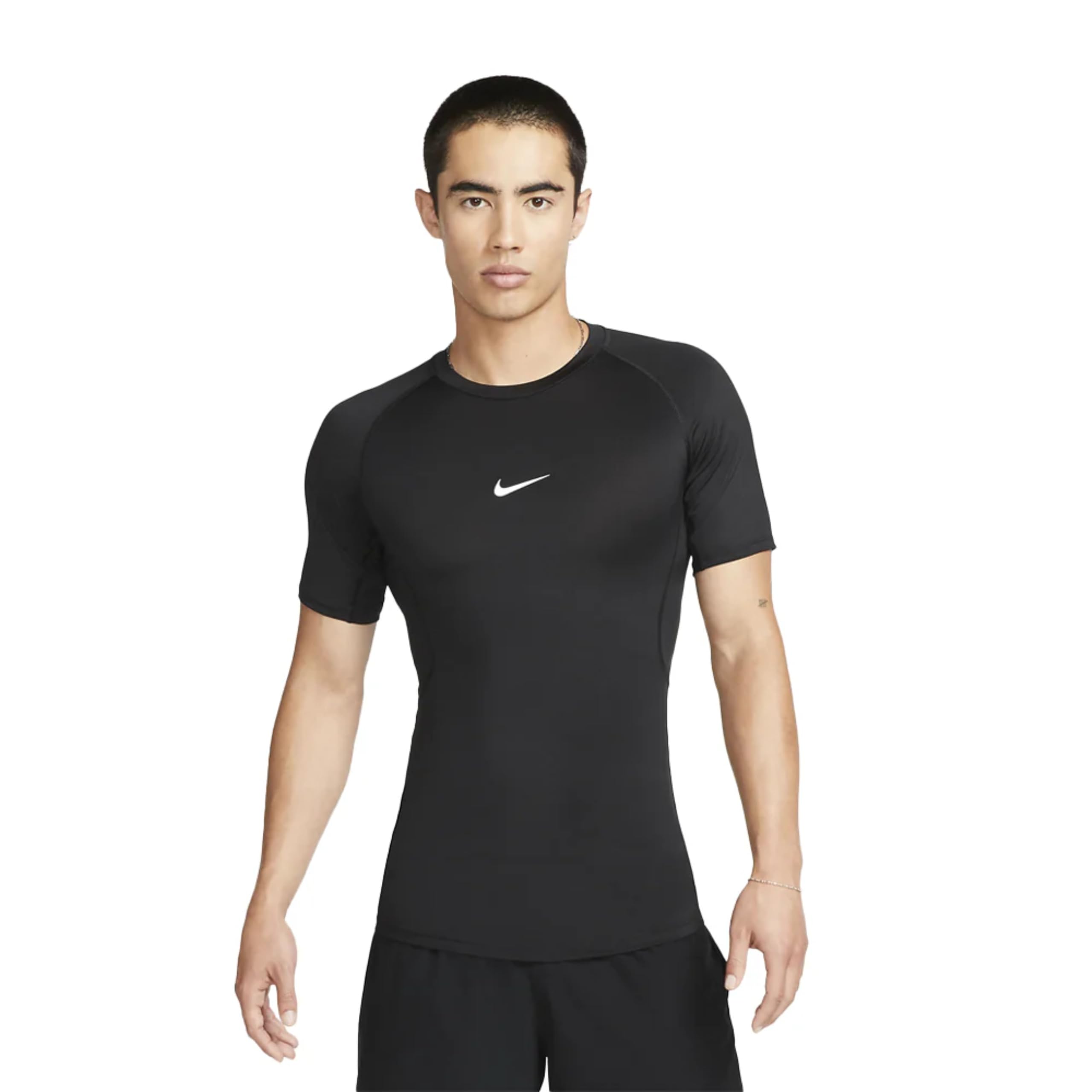 Unisex's Solid Snug Fit Compression Inner Tshirt
