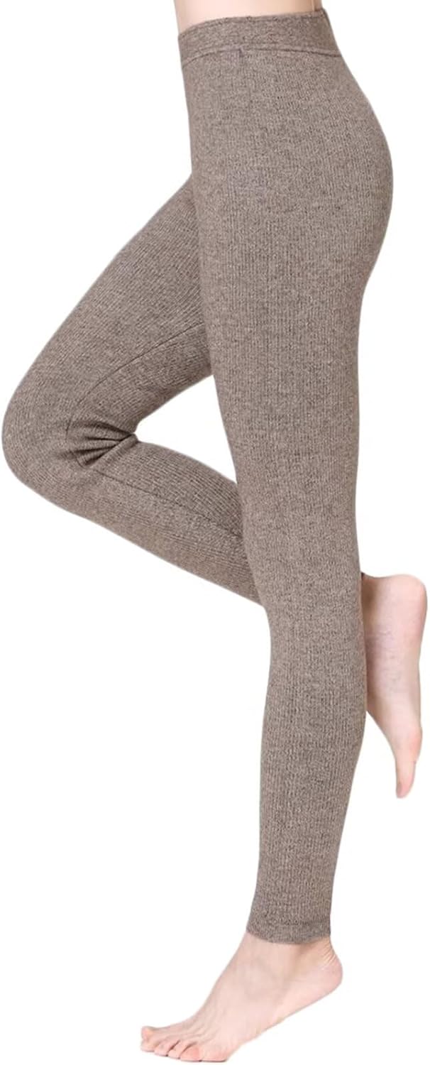Ladies Thermal Long Johns Trousers Pants 100% Cashmere Warm Soft Underwear Baselayer Thermal Leggings Women