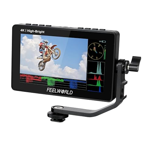 FEELWORLD F5 Prox 5 5 Inch 1600nit High Bright DSLR Camera Field Monitor Touchscreen Waveform 3D LUT F970