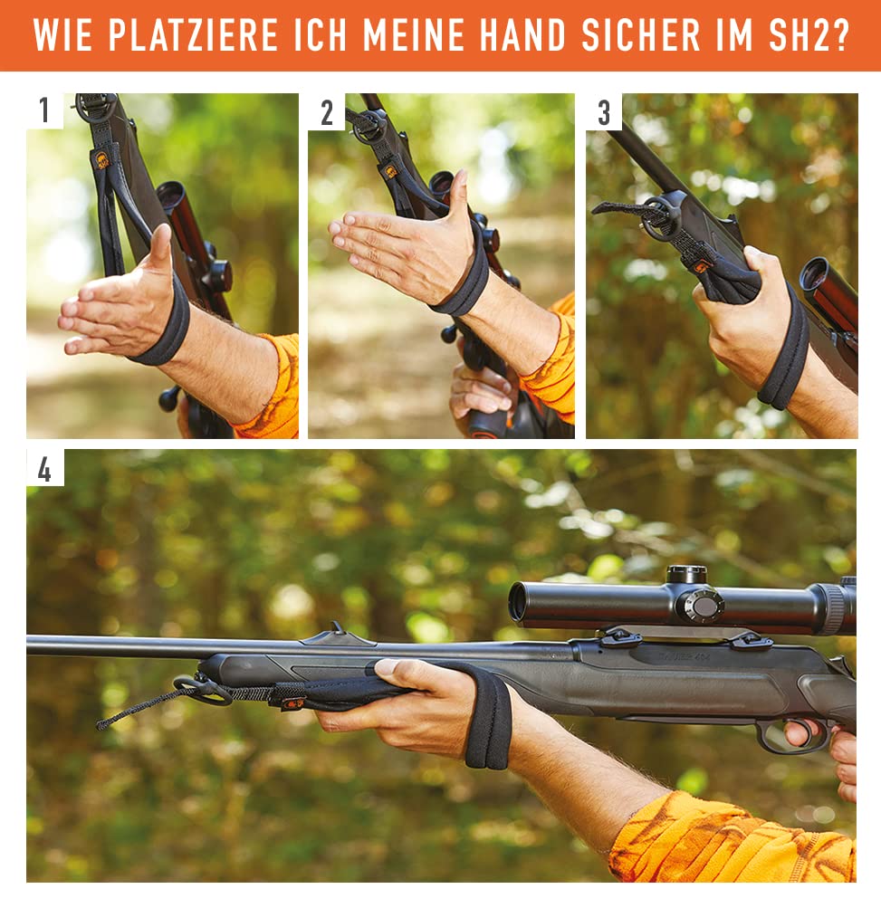 SH2 Keiler | Optimal für die Drückjagd und Pirsch | Der Prezesionsriemen für die Jagd