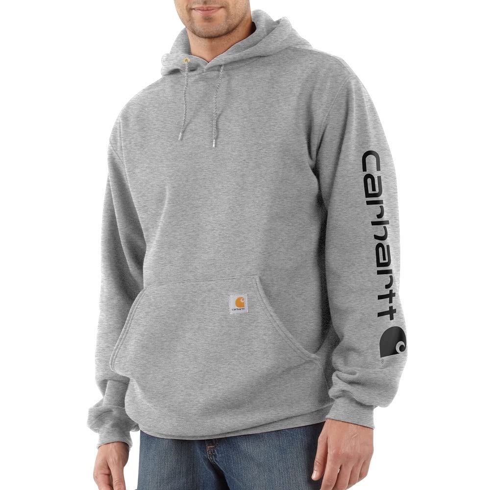 CarharttMen's Loose Fit Midweight Logo Sleeve Graphic Sweatshirt