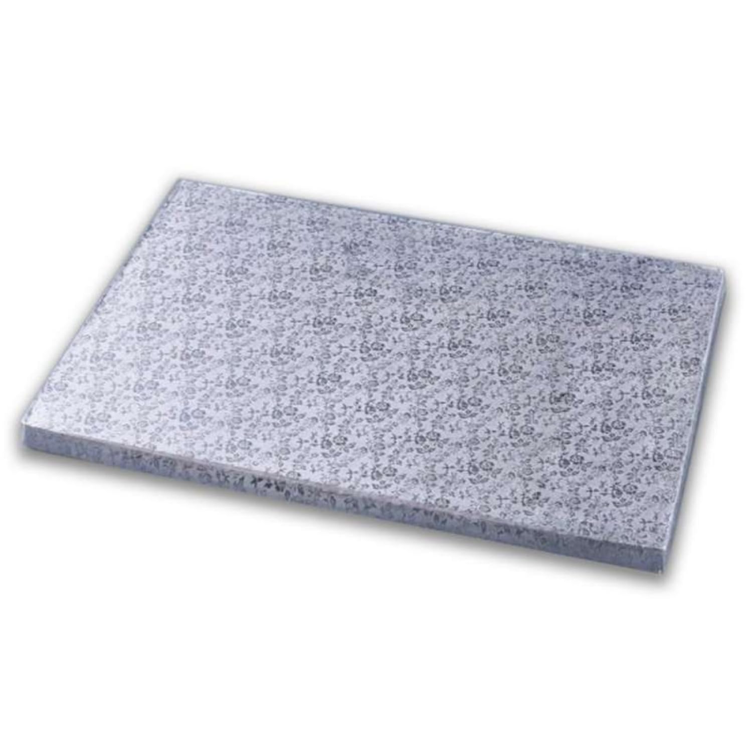 COXIMUS Plaque à gâteaux rectangulaire 60x40x1 cm | Set de 5 pièces | Cake Board rectangulaire | aussi pour des gâteaux épais et à plusieurs étages | revêtement en aluminium de haute qualité