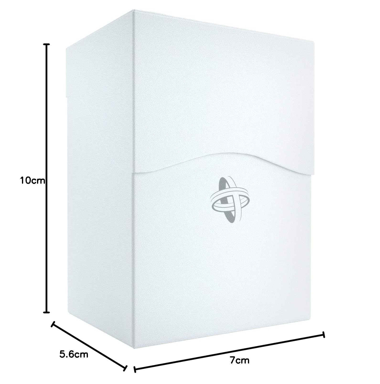 Gamegenic Deck Holder 80+ Blanco - solución inteligente y rápida para almacenar y organizar tus mazos de cartas.
