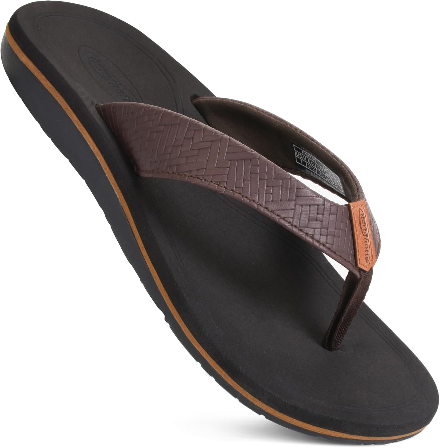 AEROTHOTIC Womens Flip Flops Arch Support Slip On Recovery Plantar Fasciitis Relief Orthotic Slippers  Lightweight Thong Cushioning Sandals Women  Indoor Outdoor Beach Yoga Mat Footbed Footwear