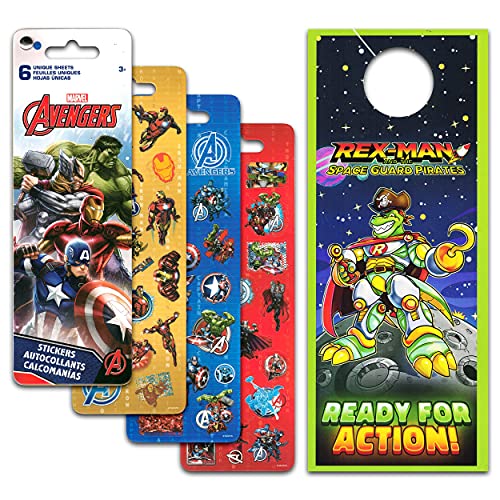 Marvel Shop Super Hero Mini Backpack 3 Pc Bundle With 11 Inch Avengers Superhero School Bag For Boys, Toddlers, Kids, Avengers Stickers And More | Marvel School Supplies #TOP2