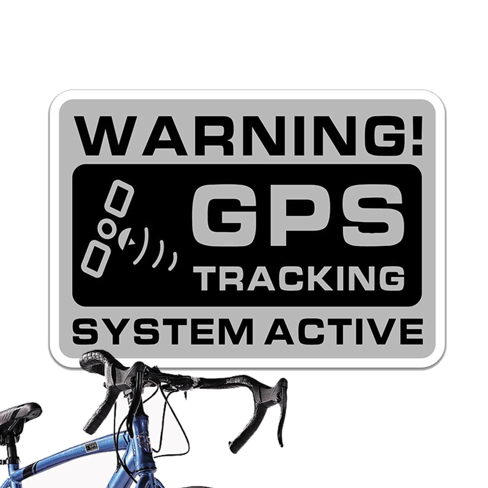 Genérico GPS Tracking Sticker - Sticker Tracking Sticker | 10 Warning Stickers for Car, Security Alarm, Bicycle Tracking Sticker, Sign