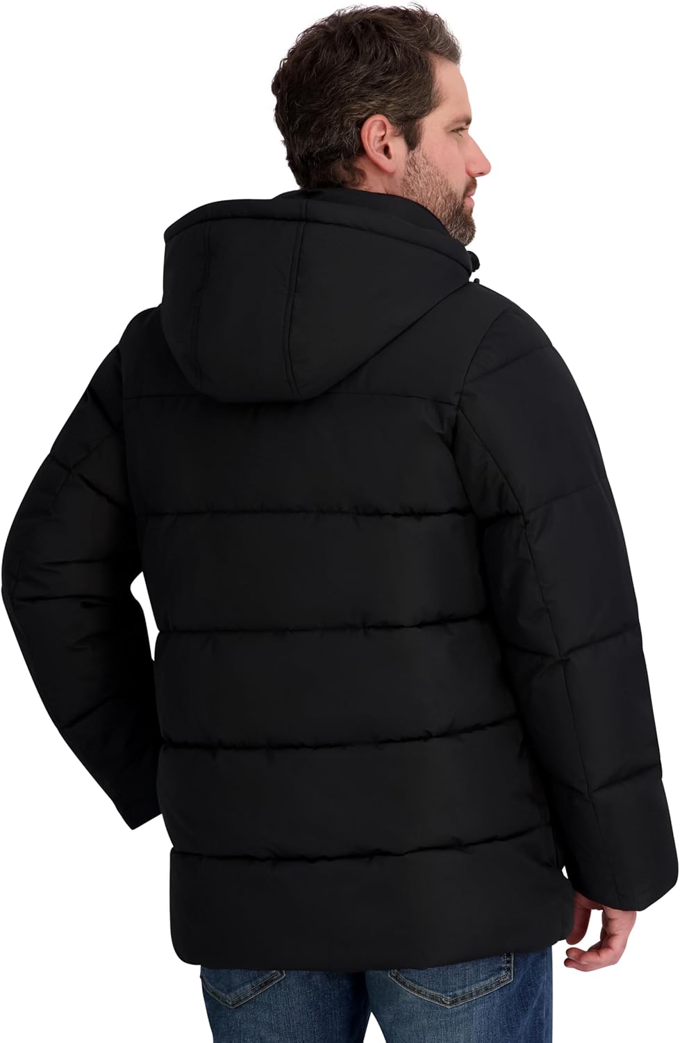 Reebok mens Puffer Parka Heavyweight Jacket - Image 3