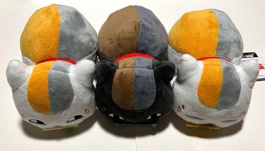 夏目友人帳　ニャンコ先生　ぬいぐるみ　３点セット Amazon.co.jp: 劇場版 夏目友人帳 ~うつせみに結ぶ~ トリプル