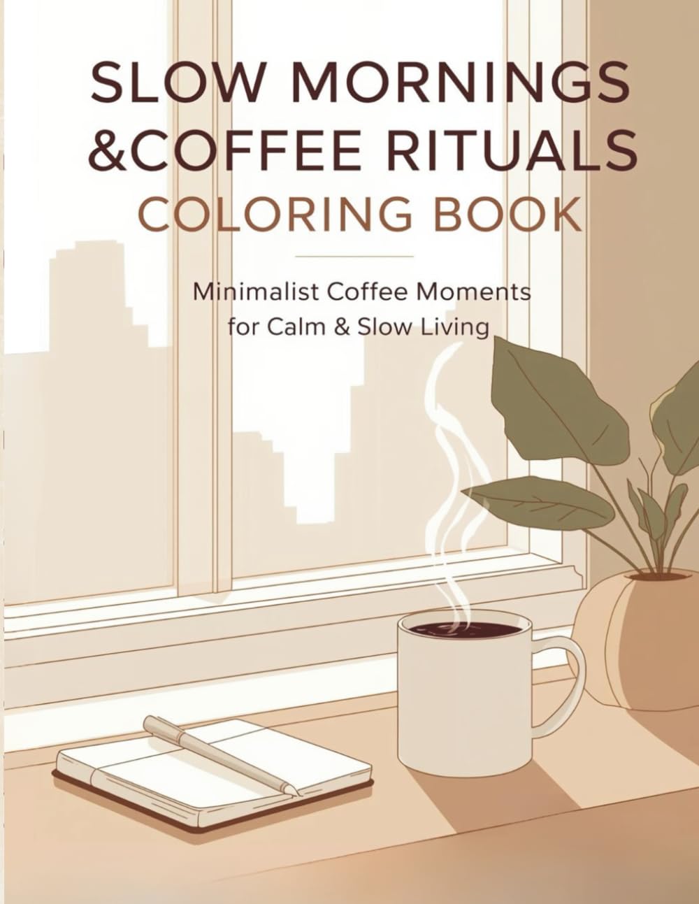 Slow Mornings & Coffee Rituals Coloring Book: Minimalist Coffee Moments for Calm, Focus & Slow Living (The Mindful Minimalist Coloring Collection)