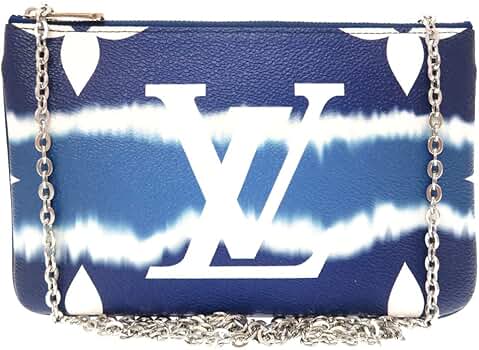 良品 ルイヴィトン M69124 LVエスカル ドゥーブルジップ ポシェット 青 LOUIS VUITTON - 良品 ルイヴィトン M69124 LVエスカル