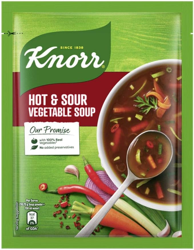 Knorr Classic Hot & Sour Vegetable Soup (Shipping from India) Amazon