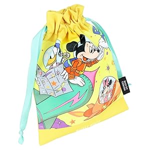 Disney - サン Amazon | [サンスター文具] ディズニー 巾着 レトロアート