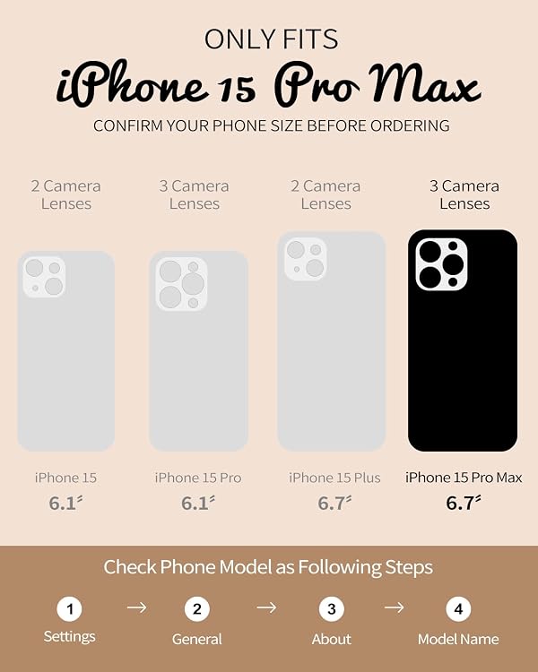 Toycamp for iPhone 15 Pro Max Case - Women Girls Cute Phone Cover Boba Milk Tea with Sliding Camera Cover Girly Bling Glitter Kawaii Design Flowing Liquid Quicksand Case for iPhone 15 Pro Max 6.7 " by Toycamp - Used condition - Image 2