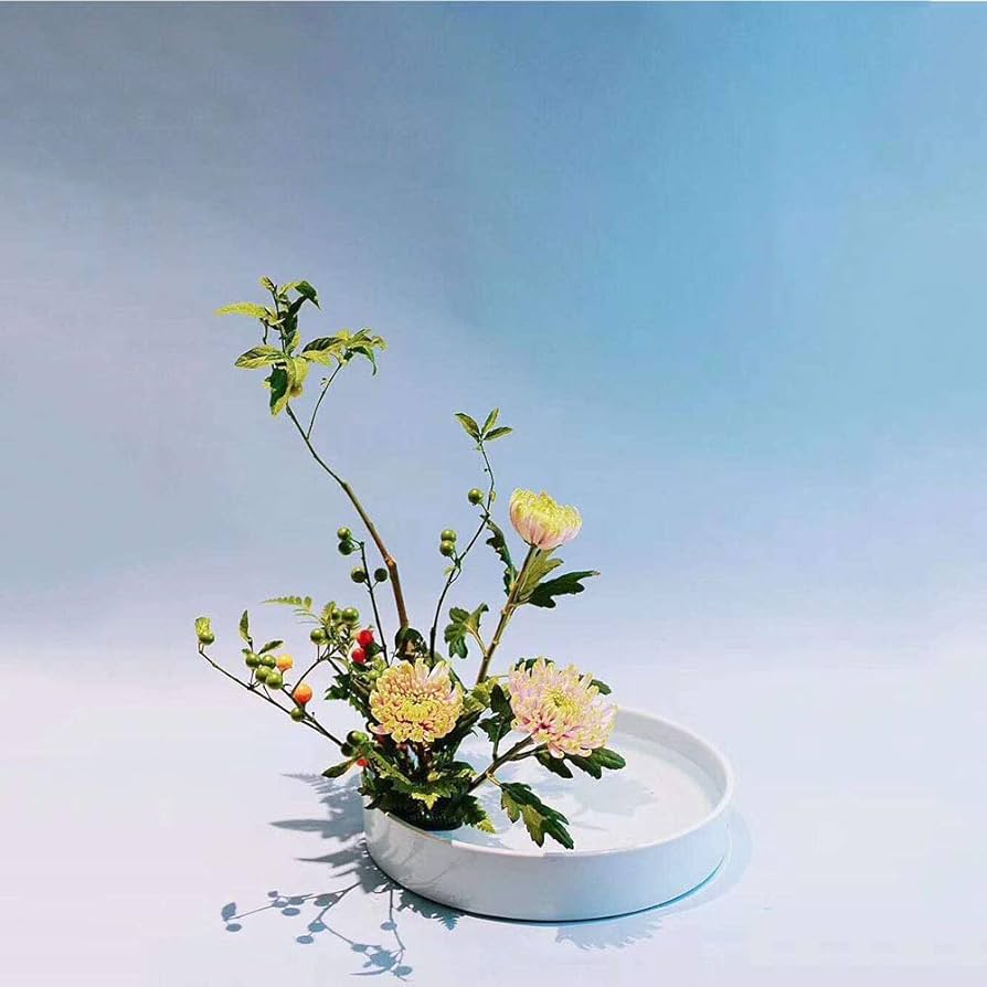 【 】花瓶　花器 Amazon.co.jp: KAROYD 花器 水盤 25CM フラワーベース 花瓶