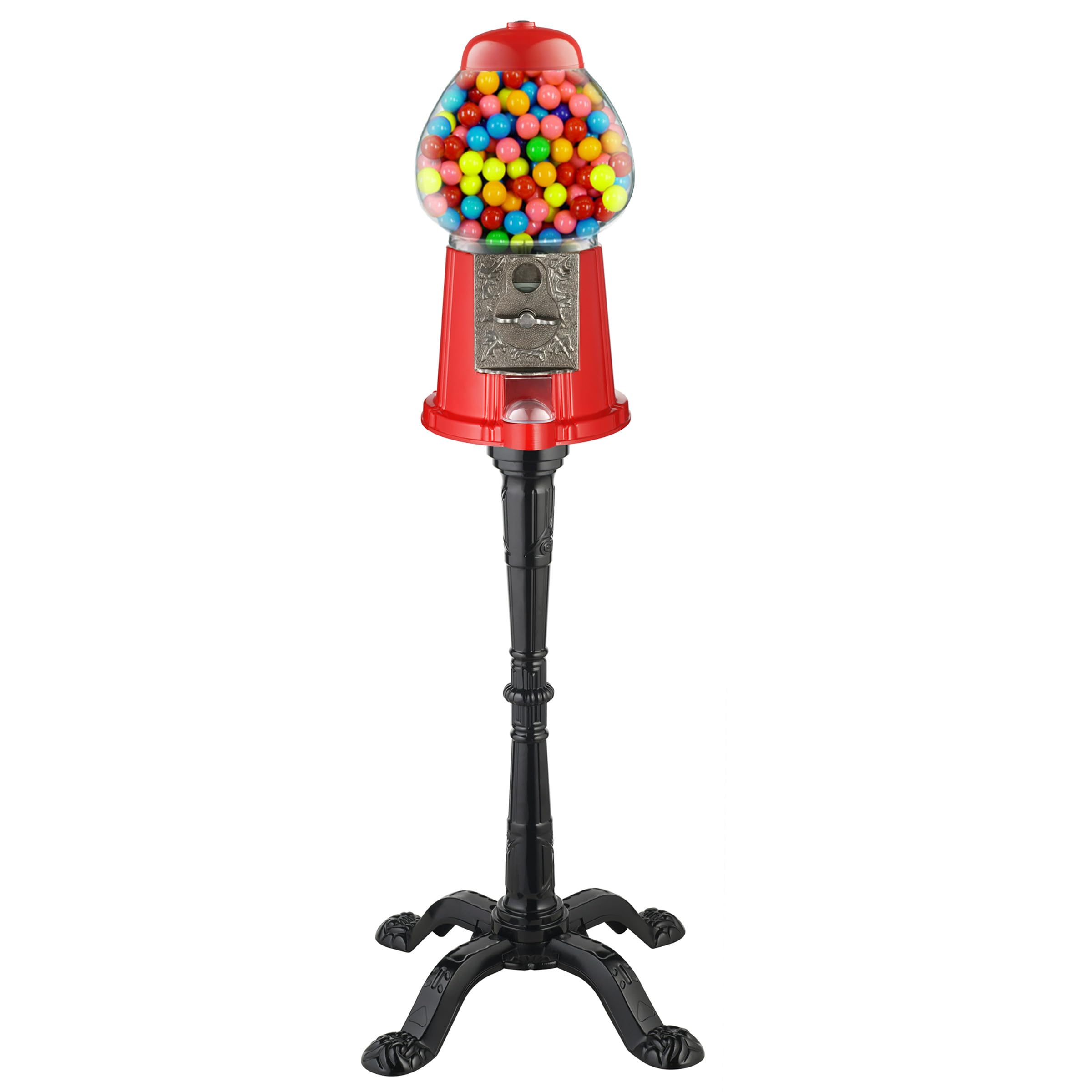 Great Northern Popcorn Company Vintage-Look Gumball Stand-Nostalgic Decor and Vending Machine by Northern Popcorn, Red