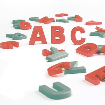 Lettres Et Chiffres Magnétiques Smoby - 72 Pièces Rouge, Vert, Bleu Pour Tableau Ou Bureau