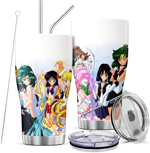 Vaso Sailor de acero inoxidable con tapa y pajita, 30 onzas