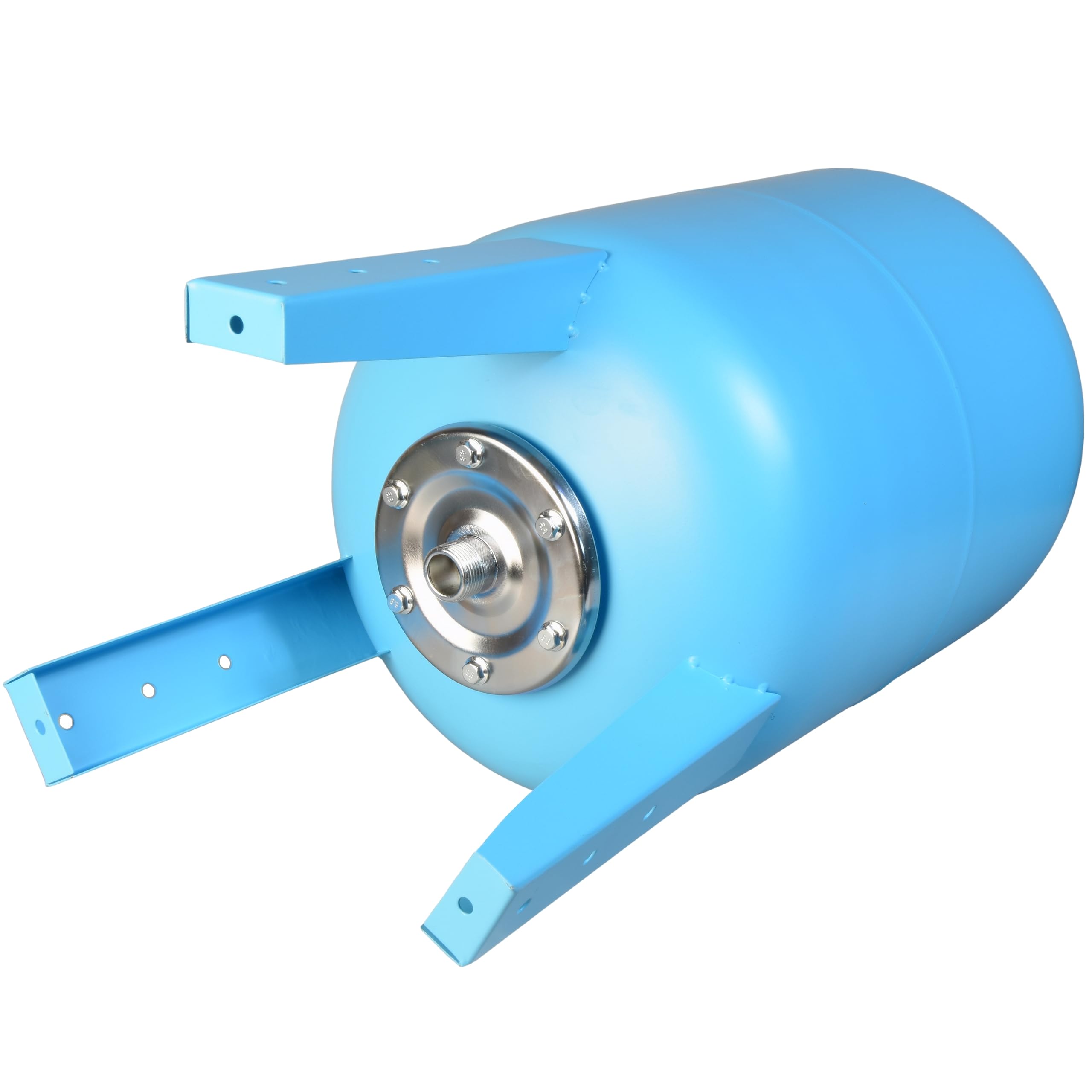 Serbatoio a Pressione 80L - per Impianti Idrici e Sistemi Autoclave - con Membrana EPDM - Vaso di Espansione - per Pompa Domestica Pompa per Pozzo - Attacco da 1" - Acciaio - Verticale 80 Litri