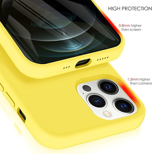 Miniatura 9 de ZUSLAB Nano Silicone Case Compatible with Apple iPhone 12 iPhone 12 Pro, Liquid Silicone Rubber Shockproof Bumper, Soft Full Protection Cover -