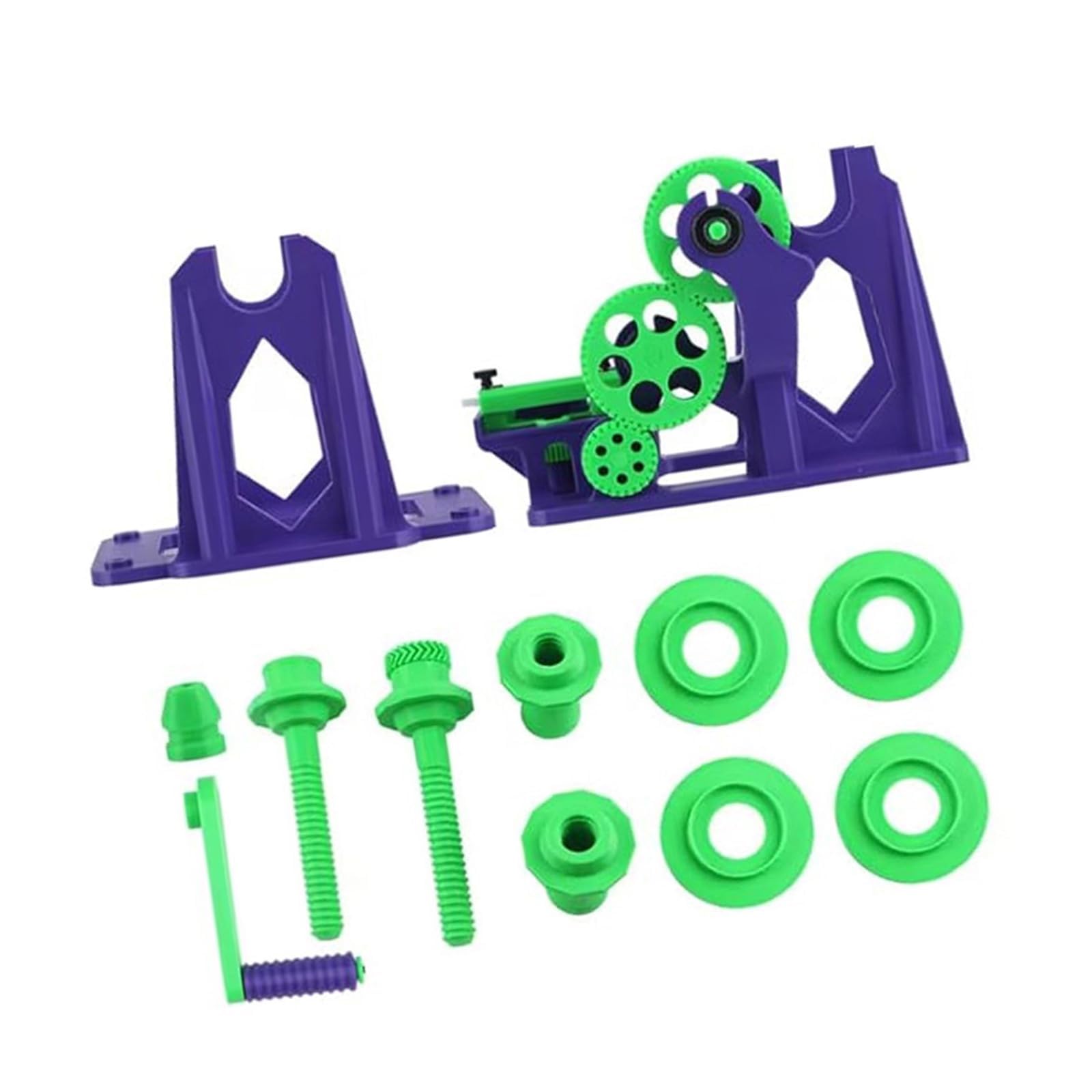 Bobinadora de filamento para impresora 3D, herramienta manual de manivela para gestión de bobinas sin enredos, portátil y fácil de montar, ideal para uso doméstico y taller