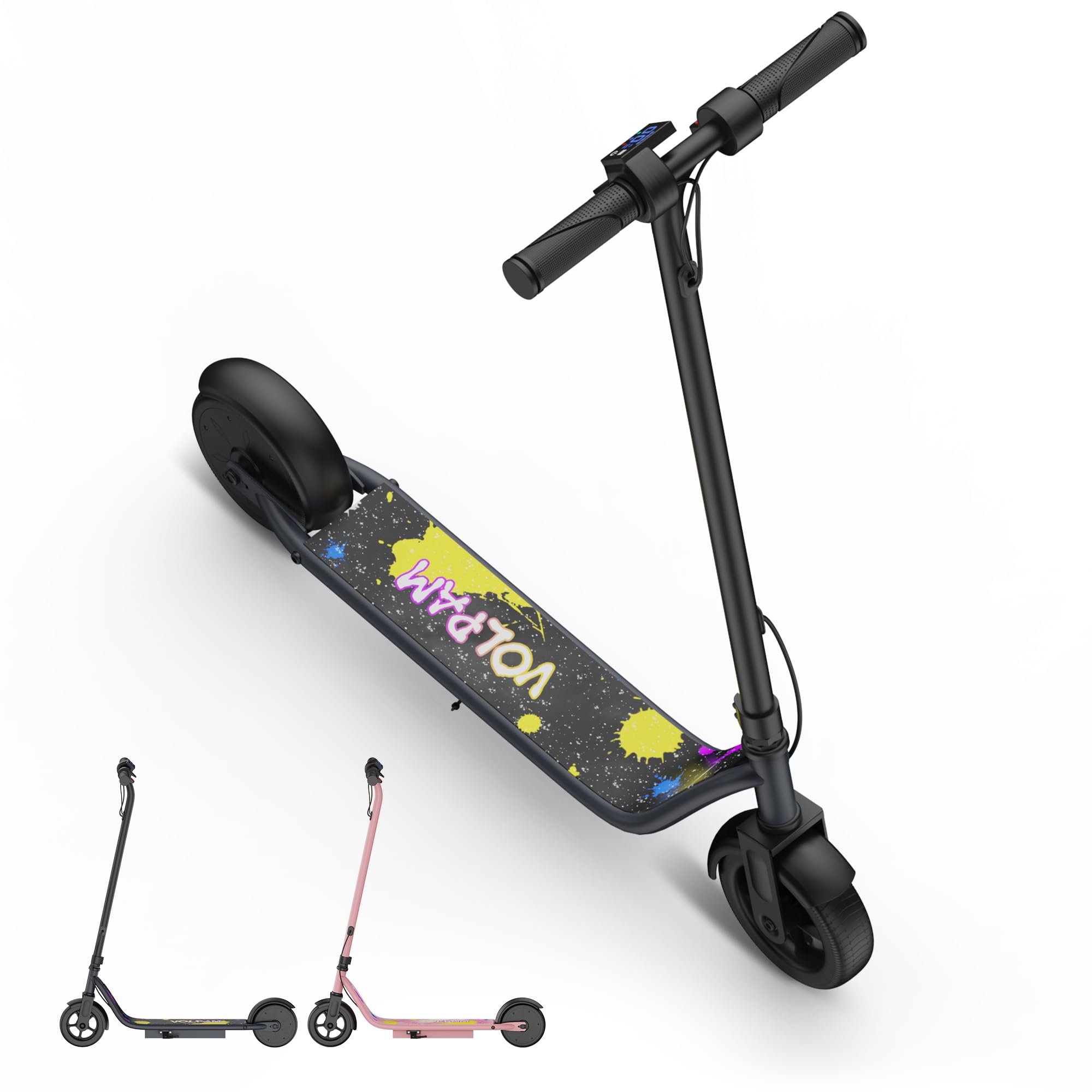 Electric Scooter LED Display 3 Speeds 250W 350 Motor Max 10 15Miles Range Top Speed 9 19Mph 6