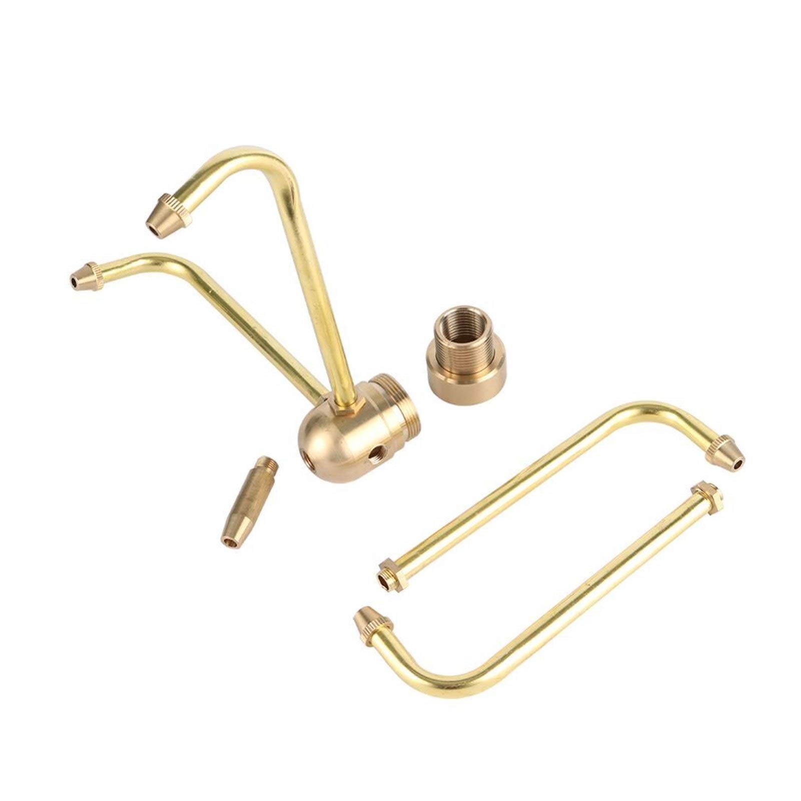 Kit Tubo Flessibile dell'irrinkler pianta 3/4" 1/2" in Ottone filettato Rotante Fontana ugello Garden Girevole Automatica Cortile Piscina Acqua Paesaggio ugello Nozzle