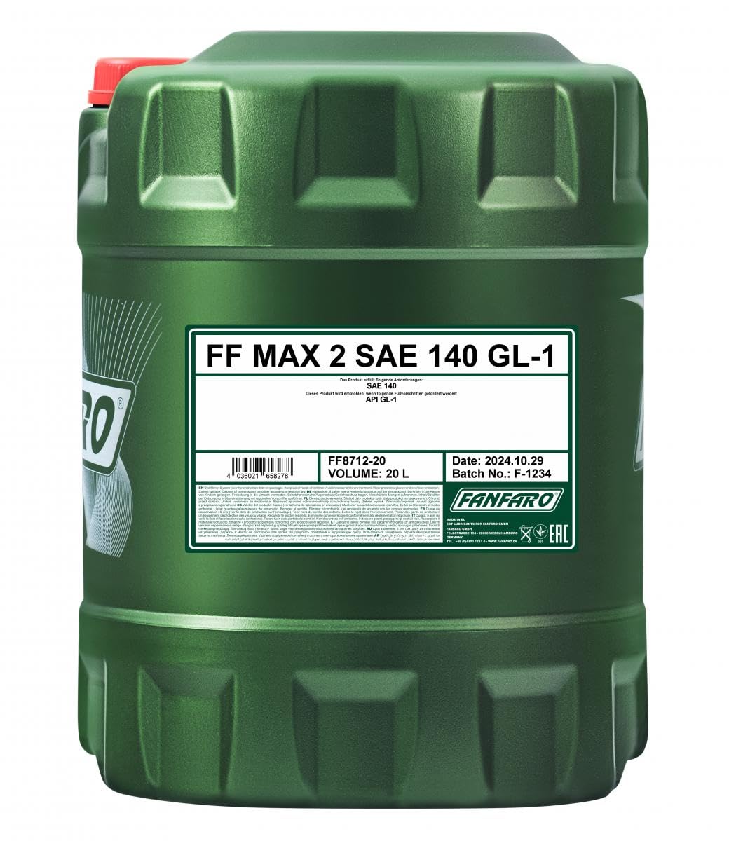 FANFARO FF8712-20 Getriebeöl für nachgerüstete Einbauten 20L