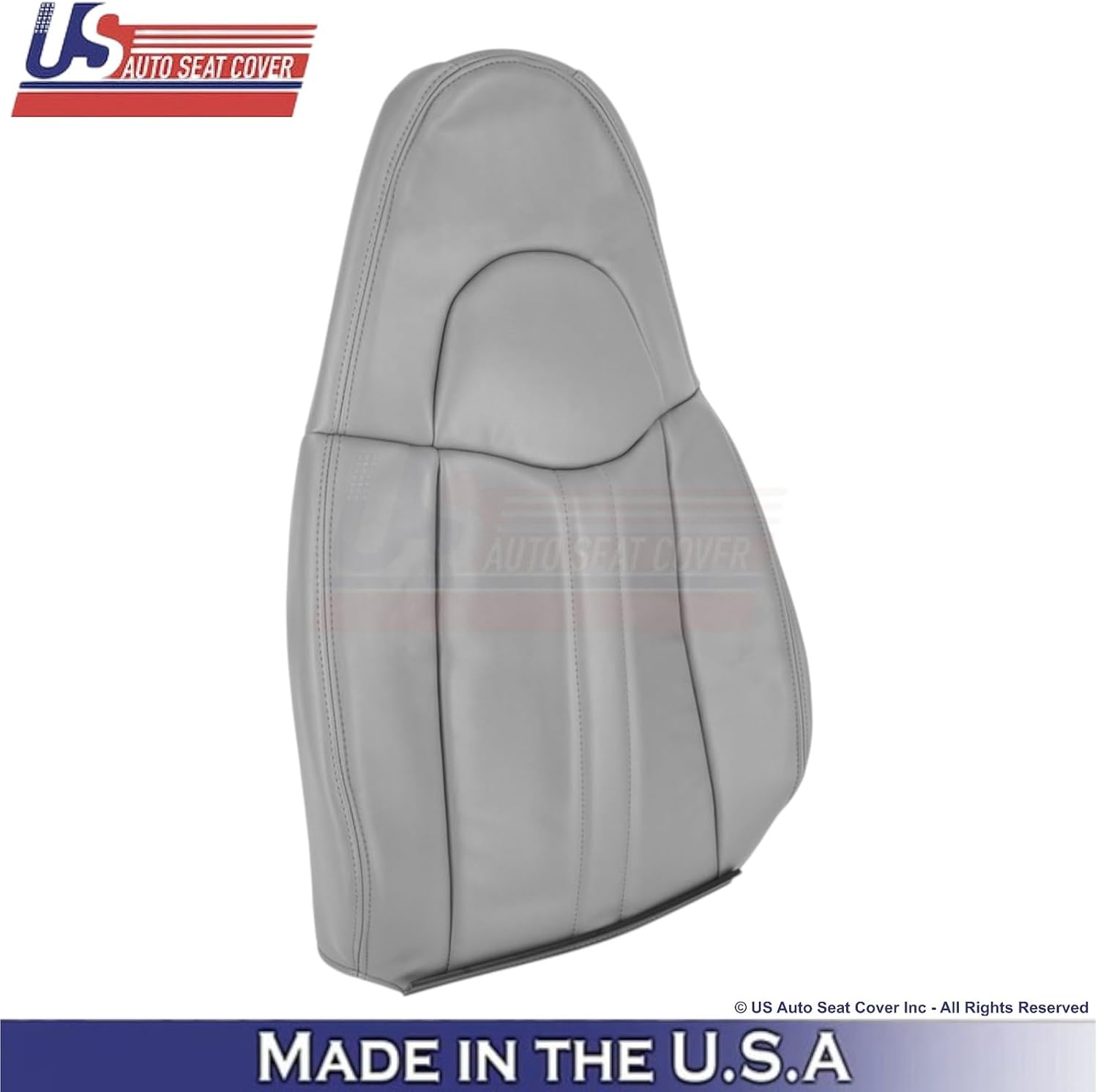 2016-2025 fits Chevrolet Express Leatherette Front Passenger Top Cover Pewter