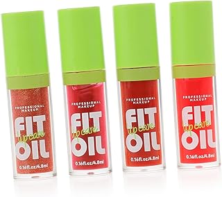 Juego de 4 brillos de labios hidratante con c...