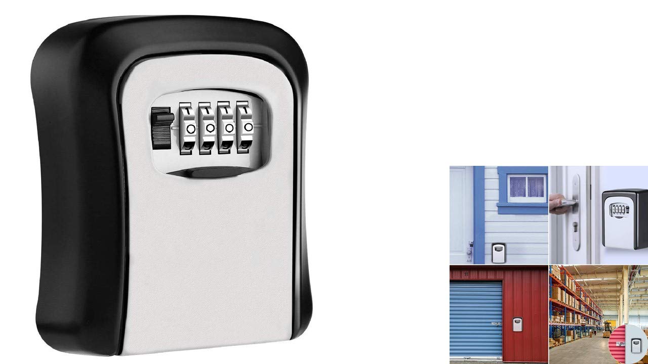 Breewell New 2020 Combination Key Safe Outdoor Storage Box with Code Password Security Lock | Multicolour