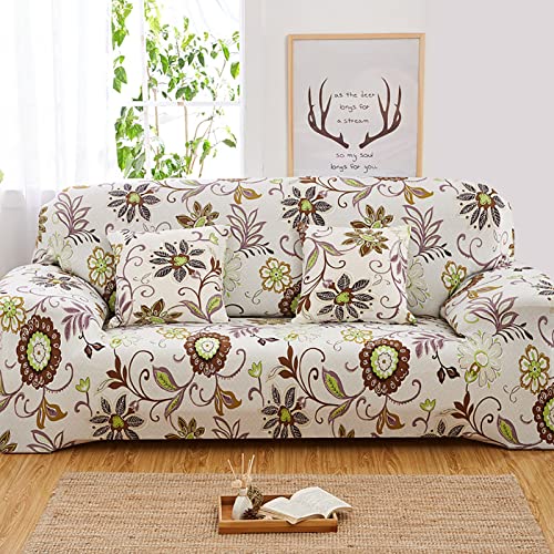Funda elástica para sofá de 1/2/3/4 plazas, diseño elástico, fundas de sofá, fundas de sofá, protección universal para gatos, perros, mascotas, varios estilos, 01,145 x 185 cm