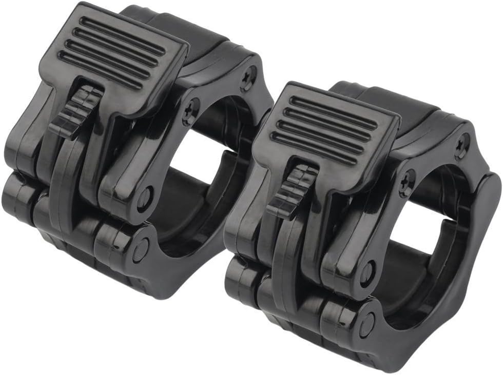 MB Sport Olympic Dumbbell Barbell Bar Lock 2" Weight Clamps Spinlock Collars Gym Training