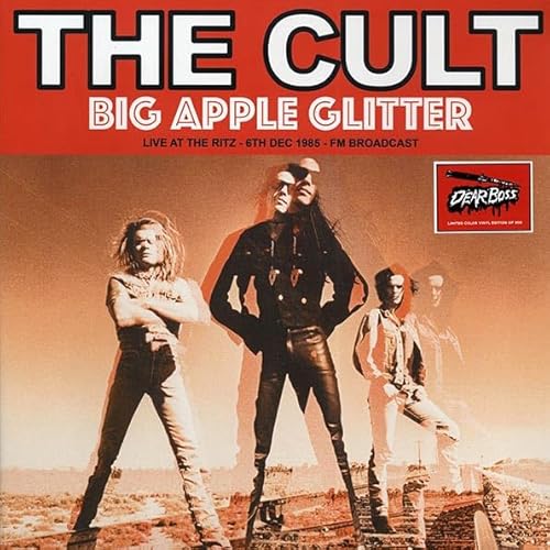 THE CULT : BIG APPLE GLITTER - LTD EDITION 300 COLORED LP