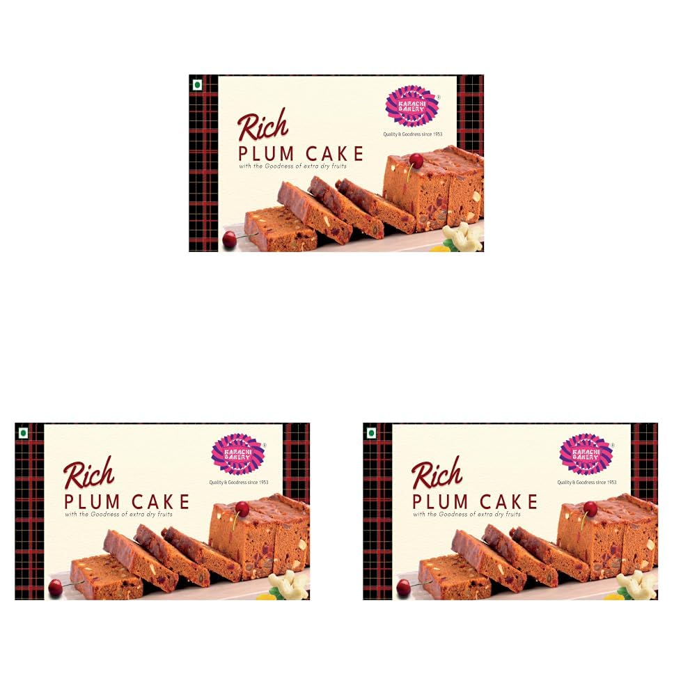 Karachi Bakery Rich Plum Cake, 200gm (Pack of 3)-image-2