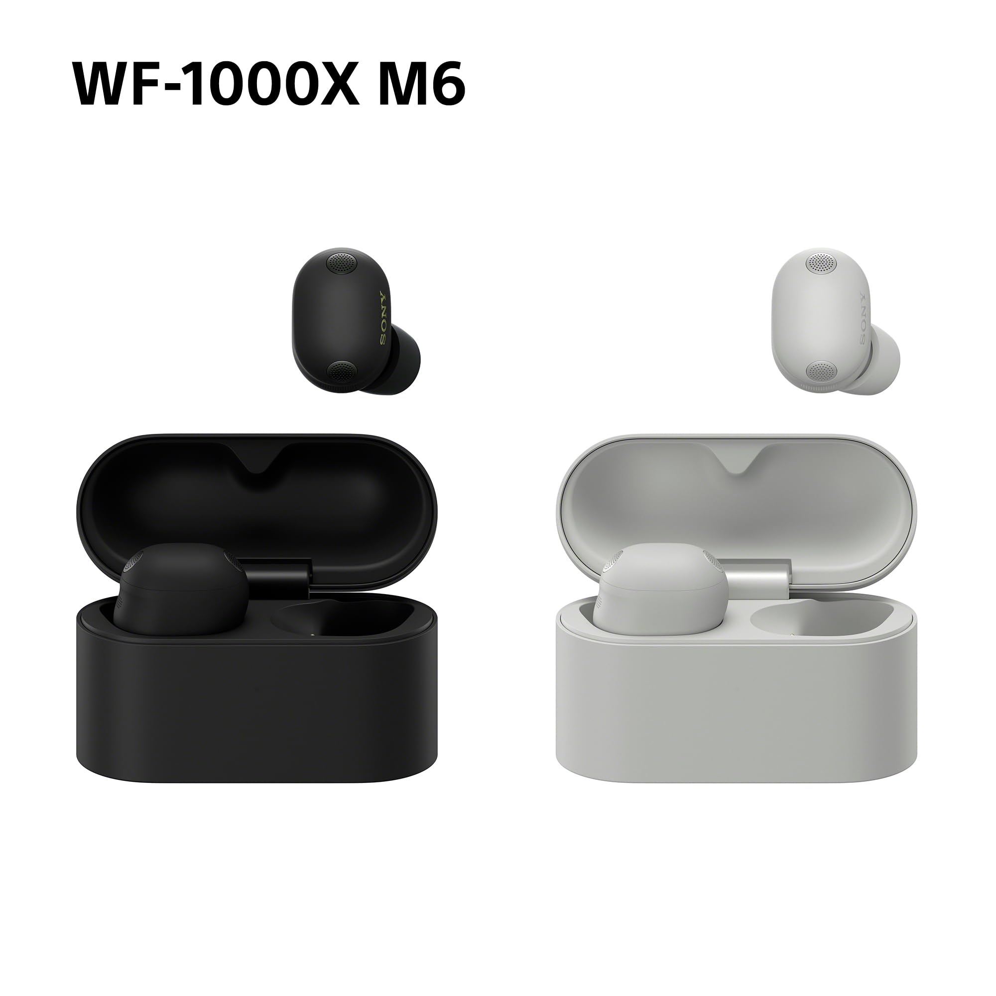 Sony WF-1000XM6 écouteurs sans Fil à réduction de Bruit, Bluetooth, Intra-Auriculaires, Son High res Signature, appels clairs, égaliseur 10 Bandes, Batterie 24heures, IPX4, iOS et Android - Noir
