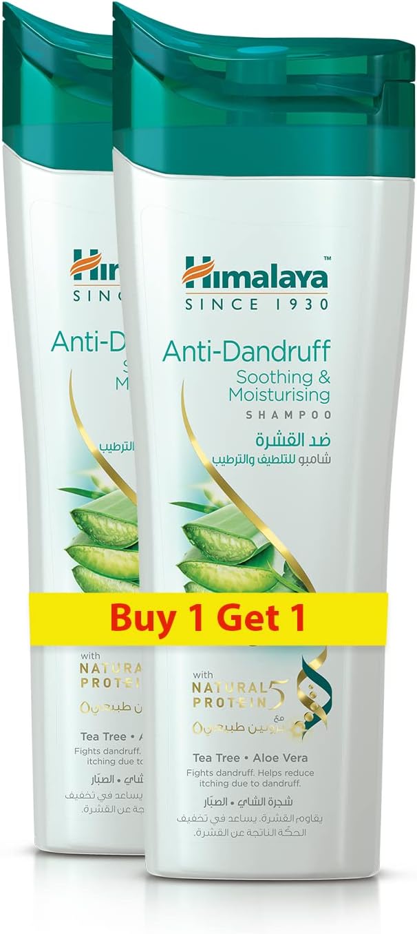 Himalaya Anti Dandruff Soothing & Moisturizing Shampoo 2 X 400 Ml