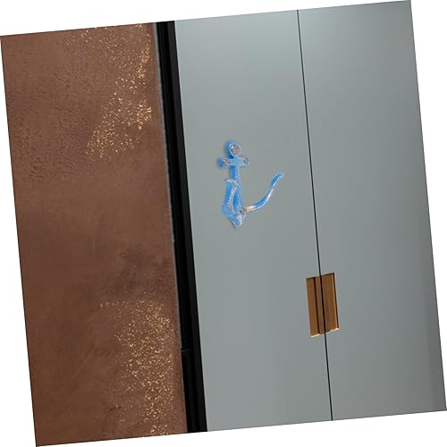 Miniatura 6 de VICASKY Ganchos de metal para colgar en la pared, ganchos de hierro con ancla vintage, ganchos de pared náuticos, ganchos de pared para abrigos de