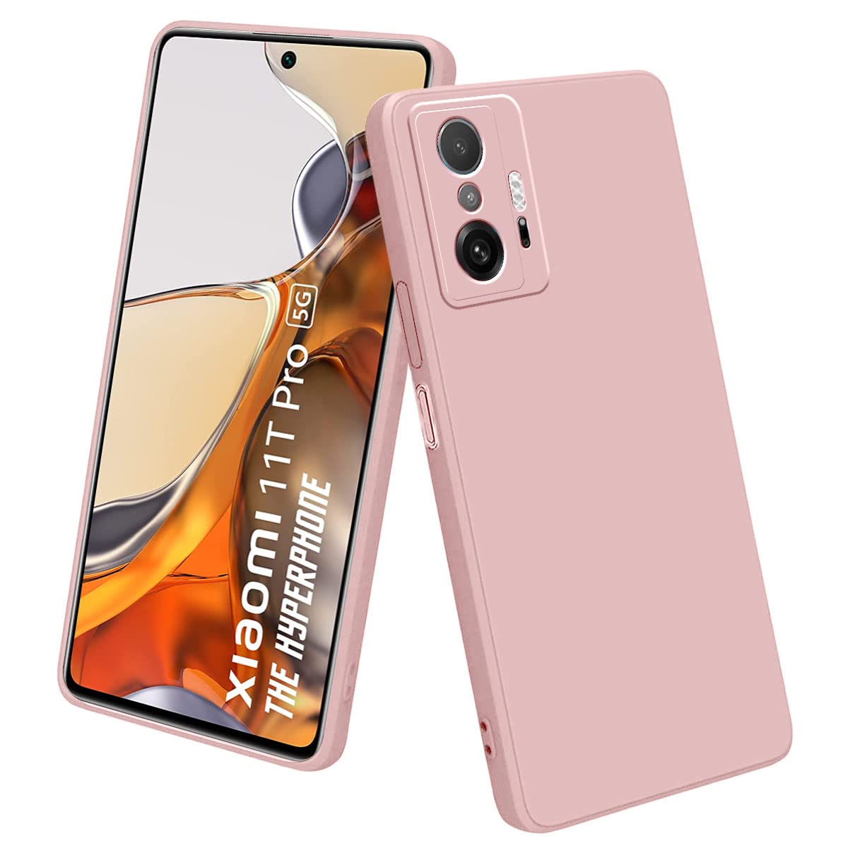 Xiaomi Mi 11T 5G Case - Silicone Pink -1