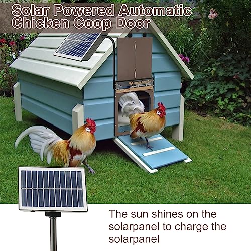 Automatic Chicken Coop Door, Solar Battery Powered