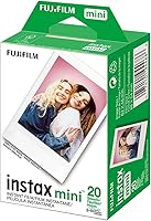 Vista 3 de Fujifilm Instax mini película instantánea de luz diurna (paquete doble + unidad flash USB de 32 GB) con paño de limpieza de microfibra Sunshine