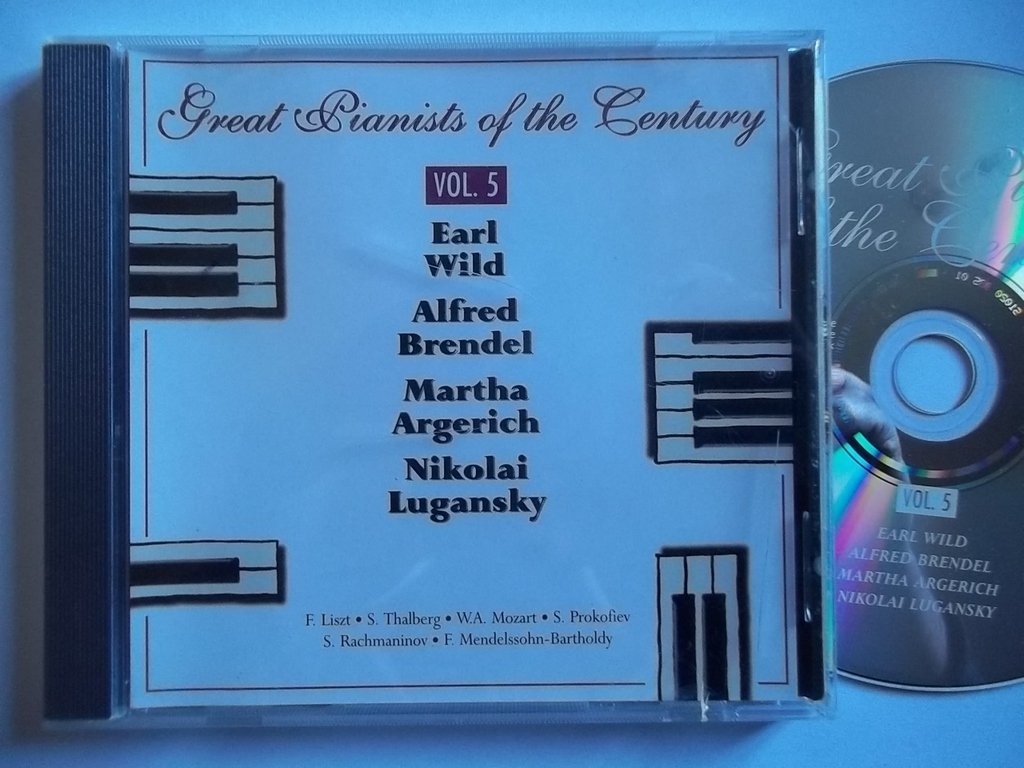 99233 EARL WILD / ALFRED BRENDEL / MARTHA ARGERICJ Great Pianists Vol 5 CD [Audio CD] Earl Wild / Alfred Brendel / Martha Argerich / Nikolai Lugansky