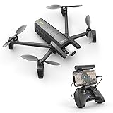 Parrot PF728000 ANAFI Drone, Foldable Quadcopter Drone with 4K HDR Camera, Compact, Silent & Autonomous, Realize your shots with a 180° vertical swivel camera, Dark Grey Anafi Base